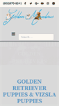 Mobile Screenshot of goldenmeadowsretrievers.com